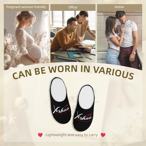 Yeshua Jesus Christian Adult Cotton Slippers For Women Men 6