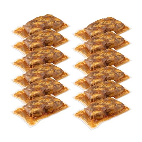 LANDPERLE Chicken Wings spicy 12x ca. 1KG | Ailes De Poulet Epicees | Hähnchenflügel scharf gewürzt | vakuum-gegart im eigenen Saft | Küchenfertig Verzehrfertig | für BBQ Grillen