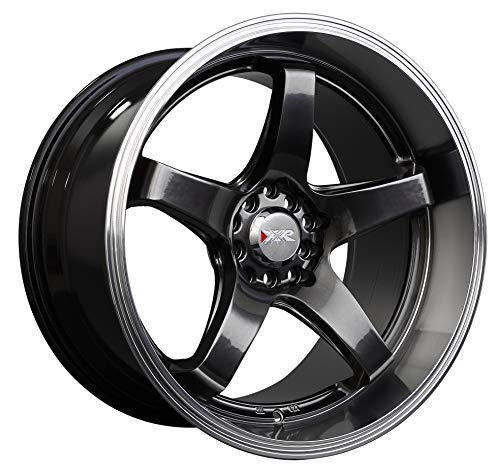 XXR WHEELS 555 18 X 10 BOLT PATERN 5-100/5-4.5, Offset: 25 Chromium Black/ML 73.1mm Hub bore