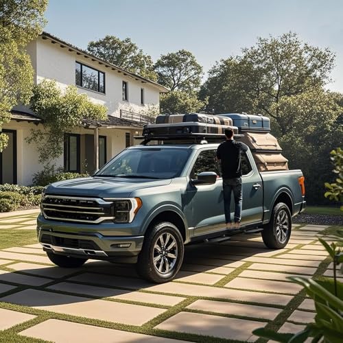 Estribos laterales negros acero carbono para Silverado miniatura 7