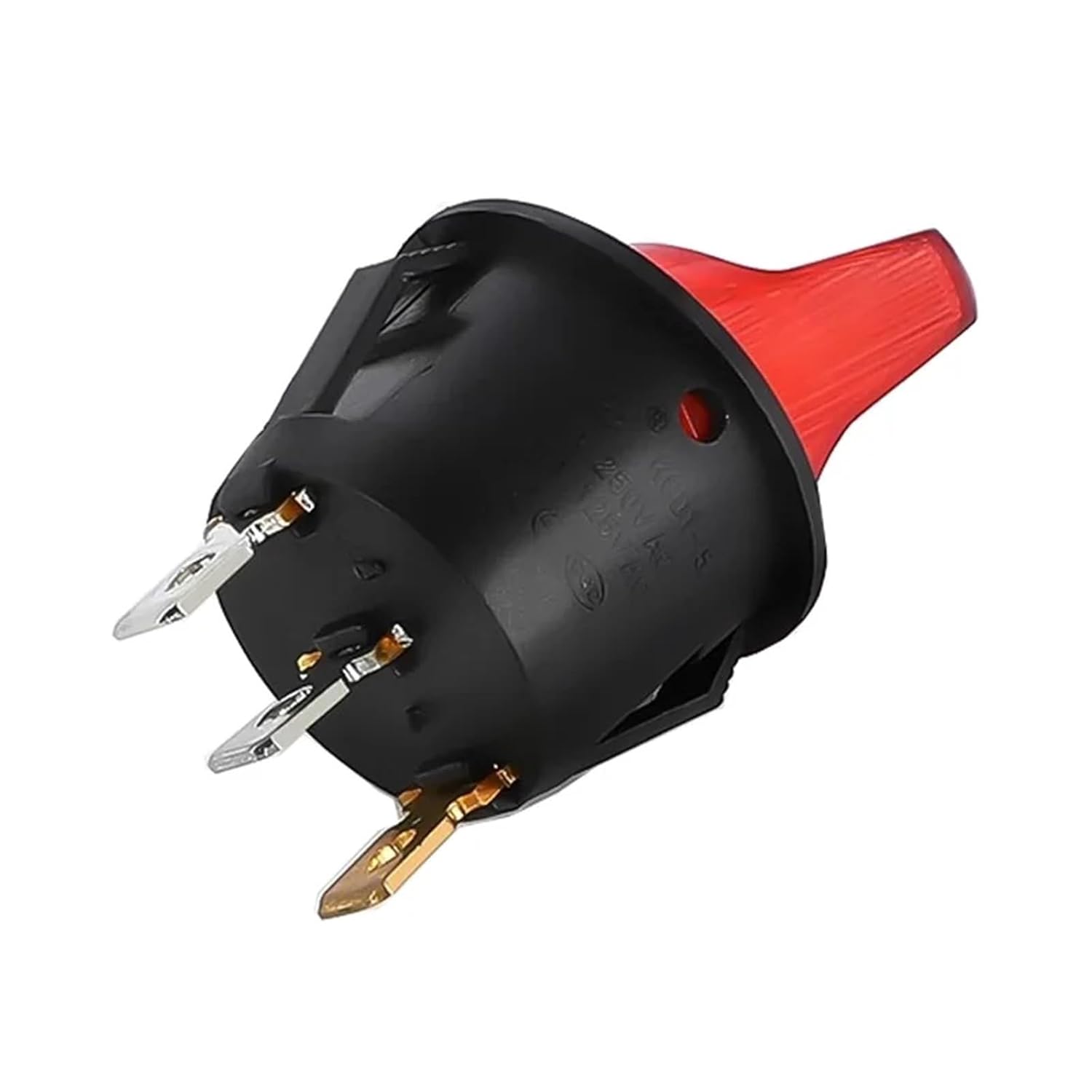 1PCS Rocker Switch ON-Off 12V 220V LED Illuminated Lamp with Specail Button Toggle Switches for Auto Car Motor(Green,12V)