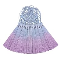 Lot De 100 Mini Pompons Soyeux Faits À La Main - Avec Cordon