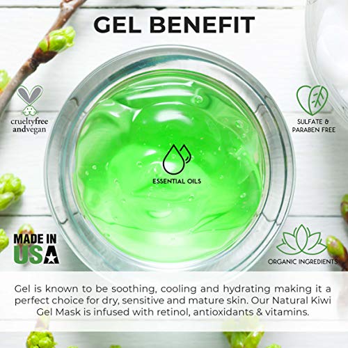 O Naturals Belebende Kiwi Und Gurke Gel Gesichtsmaske Beauty-Vegan & Bio Zutaten Gesichtsmasken Beauty -Masken Beauty… - Image 7