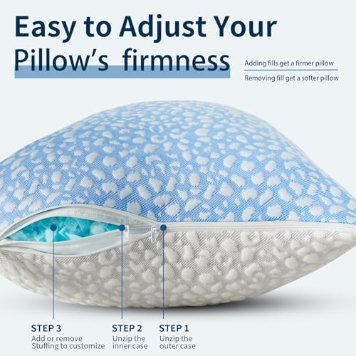 Set 2 Almohadas Espuma Viscoelástica Estándar Ajustables miniatura 2