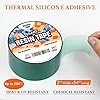 TSSART Resin Tape for Epoxy Resin Molding - Thermal Silicone Adhesive Oxidation and High Temperature Resistance Easy Peeling, Epoxy Release Tape for River Tables - 2 inch Wide 54FT Long