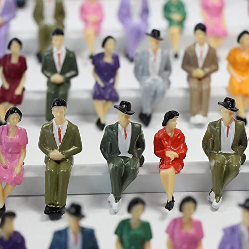 URPIZY 48PCS figure dipinte, persone figurine 1:32...