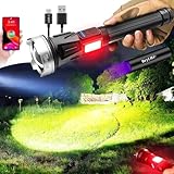 Worlds Brightest Flashlight 1000000 Lumen Vitaltac Flashlight USB-C Rechargeable Spotlight Flash Light High Lumens Flashlight Home Car Emergency