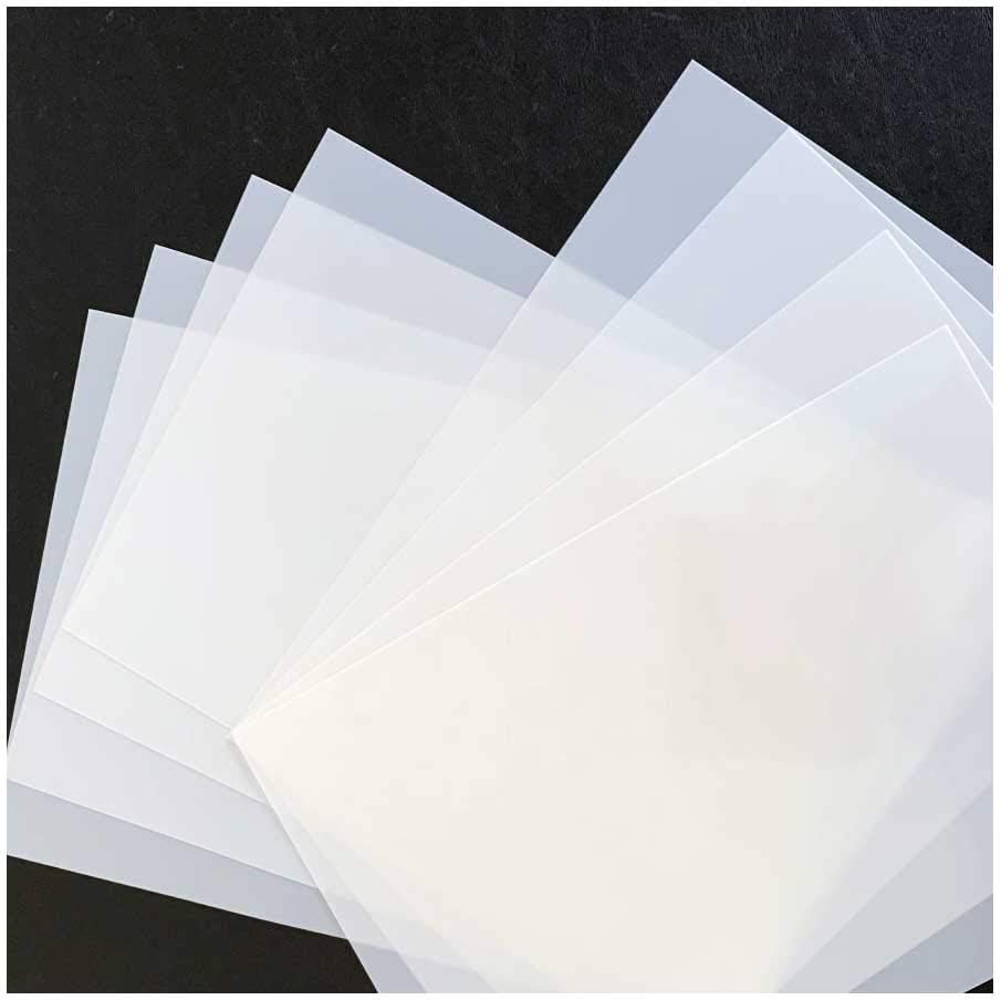 The Stencil Studio Ltd 4 x A2 Blank Mylar Sheets (sheet Size 42cm x 59cm). 125 micron Mylar - Cut your own stencils.