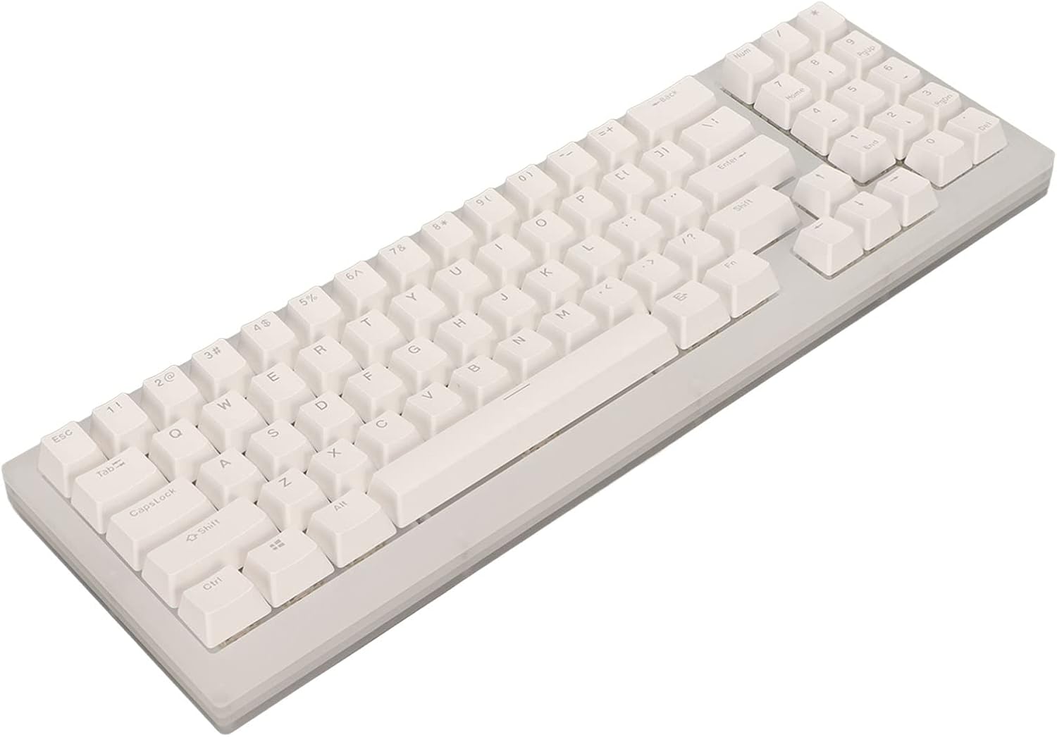 Mechanical Keyboard, Game Keyboard Glass Panel 77 Key for Laptop (Red Switch) Amazon.ca