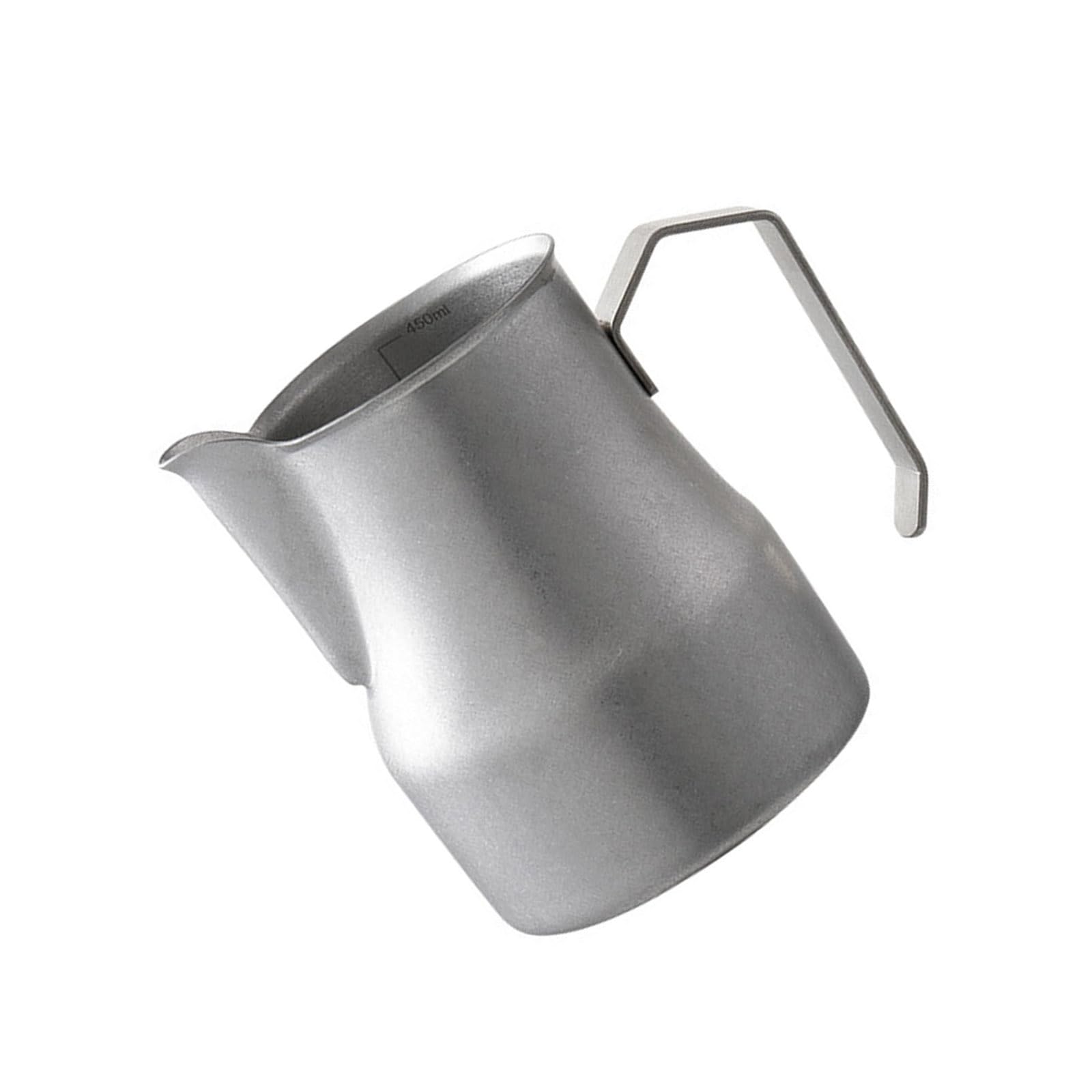 Ergonomic Coffee Frothing Cup 304Stainless Steel Frothing Pitcher Easy For Coffee Art Creation