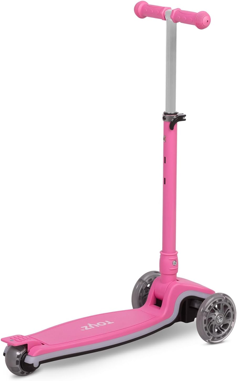 TOYZ Carbon Scooter for Kids from 3 Years Old, Three-Wheeled Scooter, Body Balance Control, Luminous Wheels, Height Adjustable Handlebar, Lightweight, Foldable