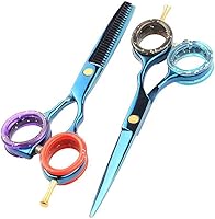 Vista 7 de Tijeras de silicona suave, 16 unidades, anillos de dedo para aseo de perros, tijeras para el pulgar, protectores de dedos, accesorios de tijeras