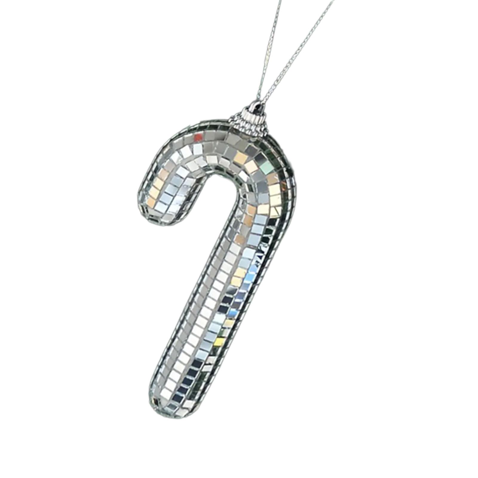Tsophreniq Sparkling Sphere Walking Stick Pendant Sphere Cane with Bowknot Portable Hanging Accessory for Party Goers Unique Decoration Item