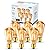 ANWIO Vintage Edison Light Bulb ST21 LED Filament Bulb 8W(60 Watt Equivalent) Dimmable 2500K (Amber Glow) Warm White E26 Medium Base, Amber Glass Cover,6 Pack