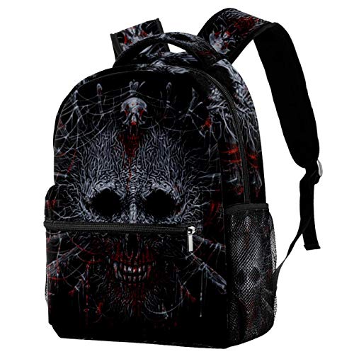 Mochila de calaveras grande para llevar ordenador sin sufrir dolor de espalda