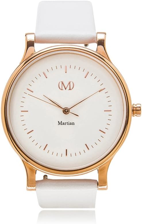 Martian mVip Kindred Analog Smartwatch with VIP Notifications and Fitness for iOS and Android (MPS01CL015)