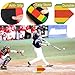 Fecovanti Baseball & Softball Home Plate, Colorful Non-Slip Mat for Pitching and Hitting Practice, Official 17”Size Baseball Zone Training Plate, Portable Indoor Outdoor Pitchers Plate
