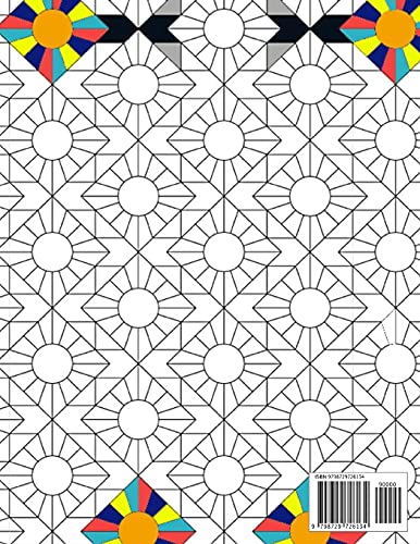Geometric Designs and Patterns: Geometric Coloring Book for Adults, Relaxation Stress Relieving Desi