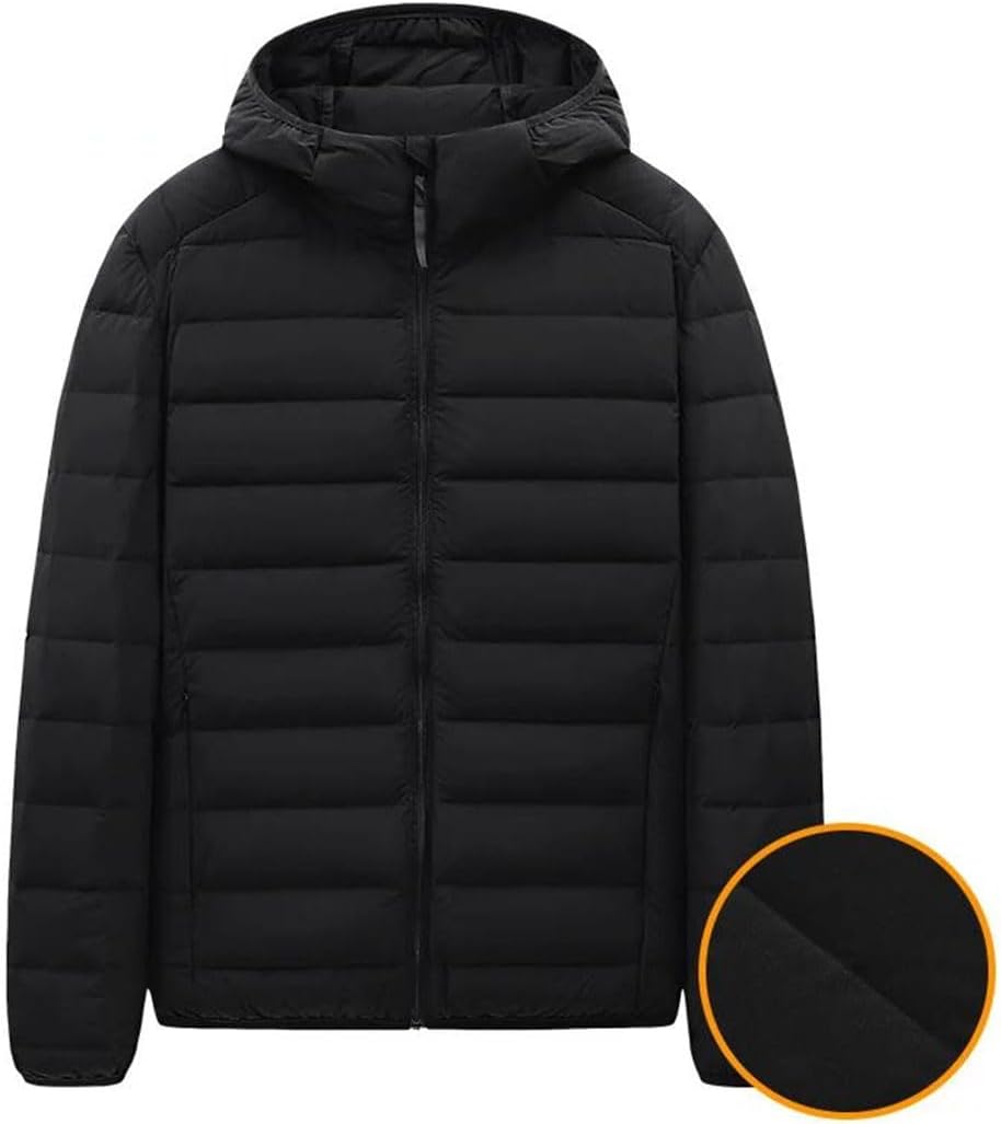 Men's Waterproof Hiking Down Jacket Camping Trekking Skiing Thermal Coats Winter Warm Windbreakers Coats