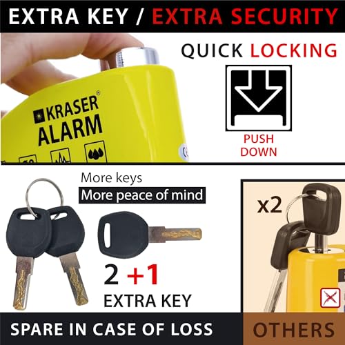 KRASER WA6Y Alarm Disc Lock