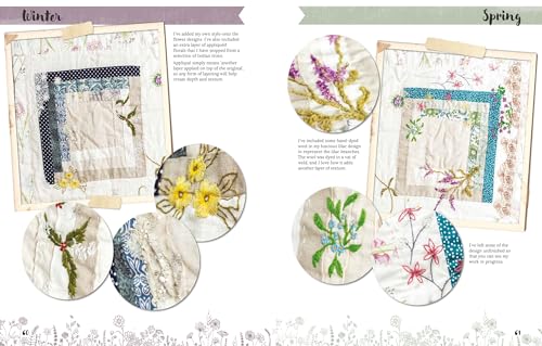 A Love of Cloth & Thread: Among the Wildflowers: Over 25 Original Embroidery Designs with Iron-On Tr