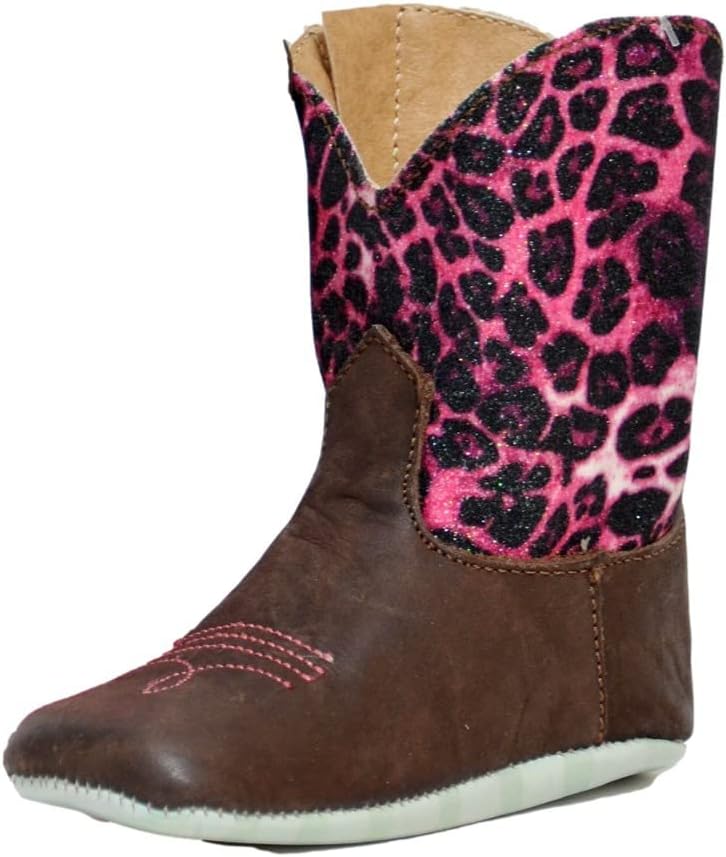 TIN HAUL Purrfect Glitter Cheetah Roar Sole Infant Girls Shoes
