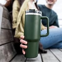 Vista 7 de Popote de repuesto compatible con vaso tumbler Stanley de 40 onzas y 30 onzas, paquete de 6 popotes reutilizables con cepillo de limpieza, plástico