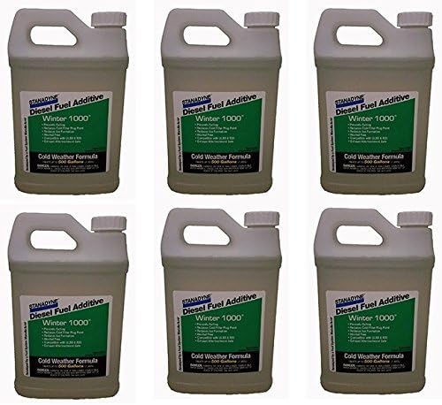 Stanadyne Winter 1000 | Case of 6-1/2 Gallon Jugs | Treats 3000 Gal of Diesel Fuel | Part # 45697