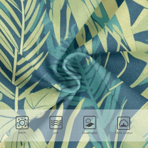 KLL Seamless Pattern Monkey Palm Tropical Hawaiian Toddler Boy Soft Underwear Breathable Children Undies3