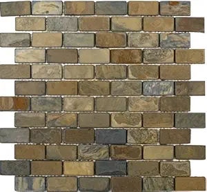 Epoch Tile CR1X2 1x2 California Rustic Tumbled Slate