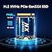 KingSpec 512GB M.2 2230 SSD NVMe Gen3x4, PCIe 3.0 SSD with 3D NAND Flash, Internal Solid State Hard Drive for Steam Deck & Surface Pro (Read Speed up to 3500MB/s)
