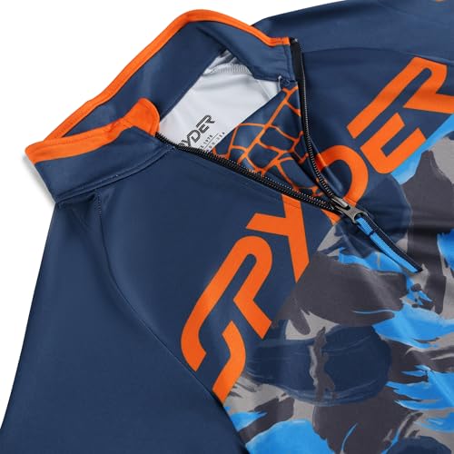 Spyder Boys' Camo Half Zip3