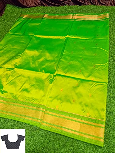 Spewim yeola paithani silk saree – image 5