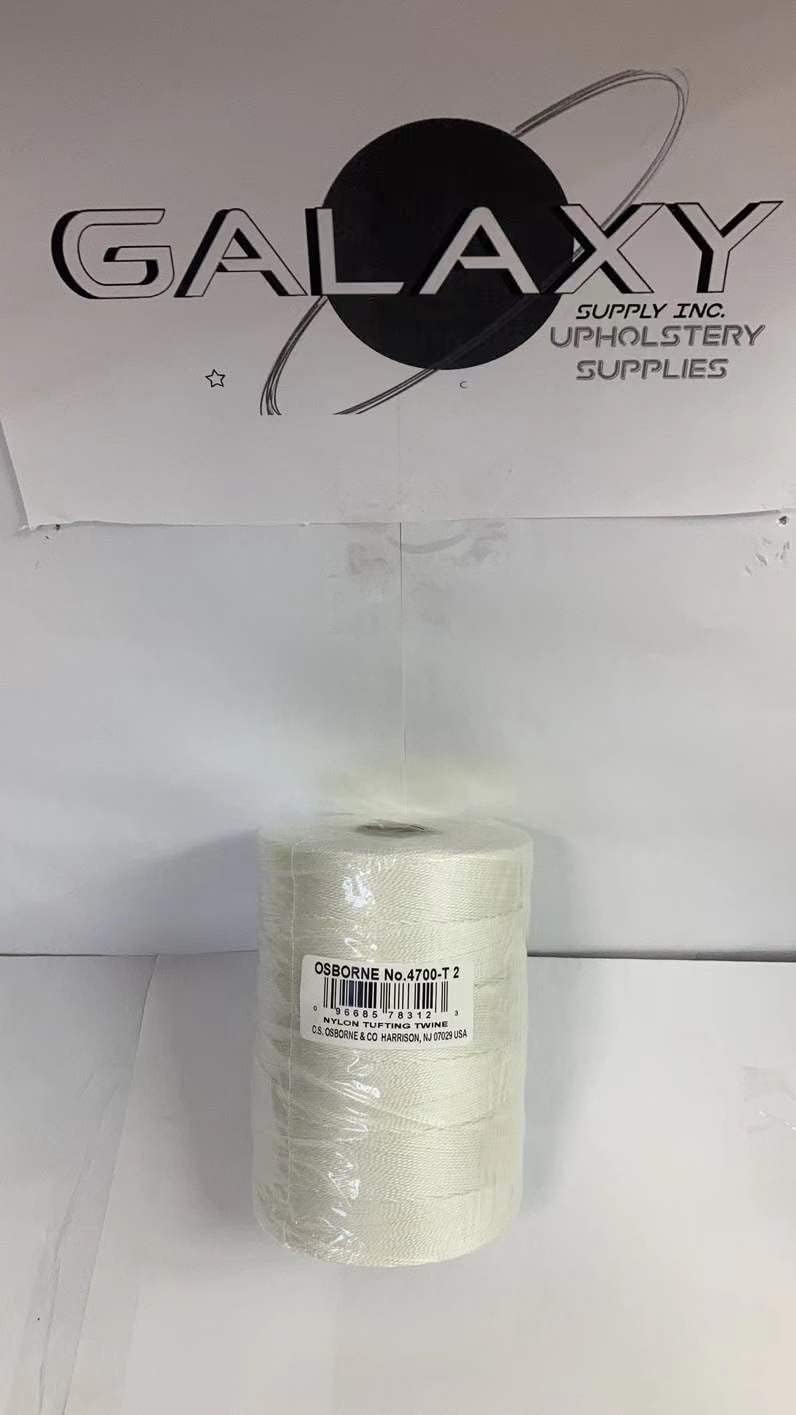 C.S. Osborne Nylon Tufting Twine #4700-T2, 1400 Yards, 2 lb. Roll .UPC78312
