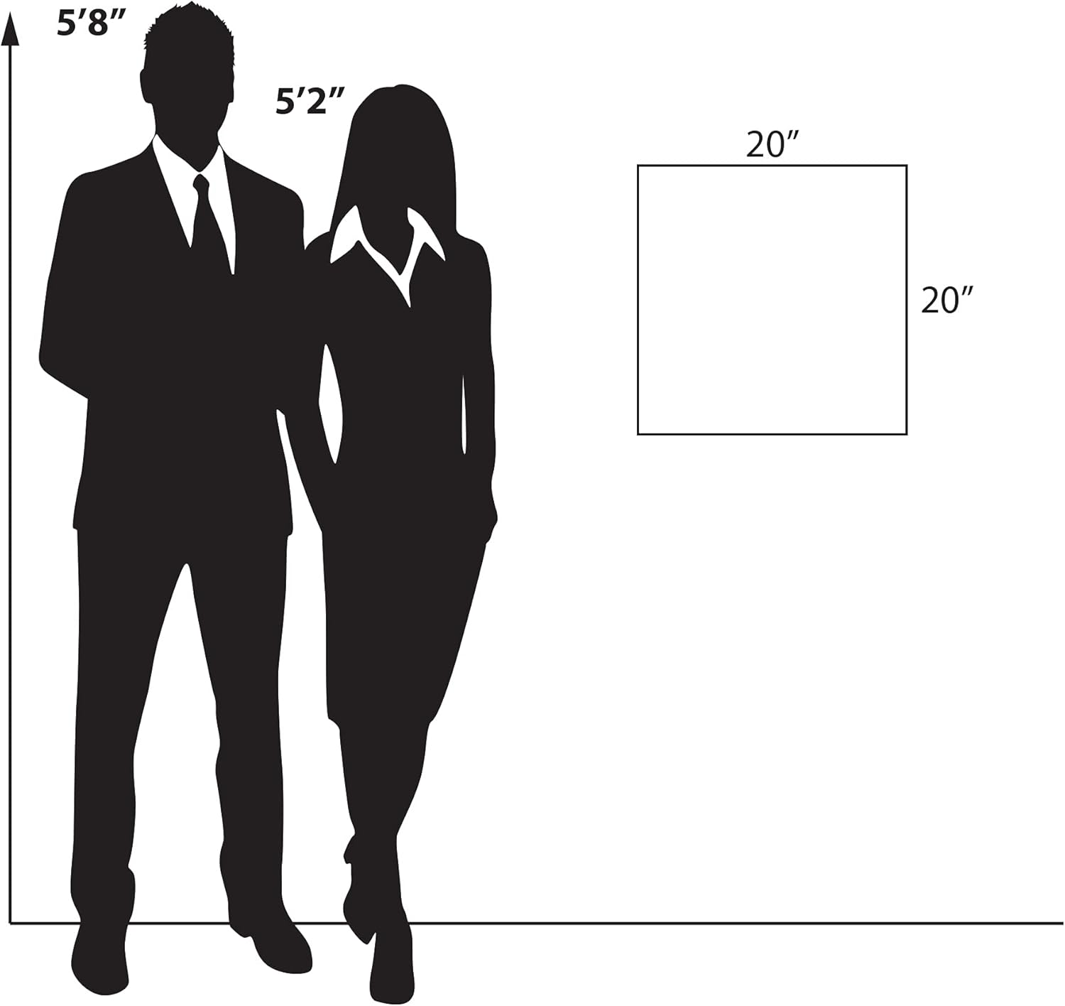 Azar Displays 179620 Clear Acrylic Plexiglass Sheet Cut to Size, Quality 3/16" Thick Acrylic, Transparent Plastic Board, Size: 20" x 20" Perspex Plastic Panel, Multi-Purpose projects, Crafts, 2-Pack