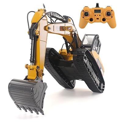 Excavadora de metal HUINA RC 1/14, modelo de cama El Salvador Ubuy