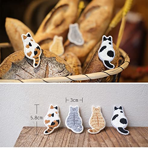 Smart-Feather 4pcs Cat Brooches Embroidery Kit - Image 3