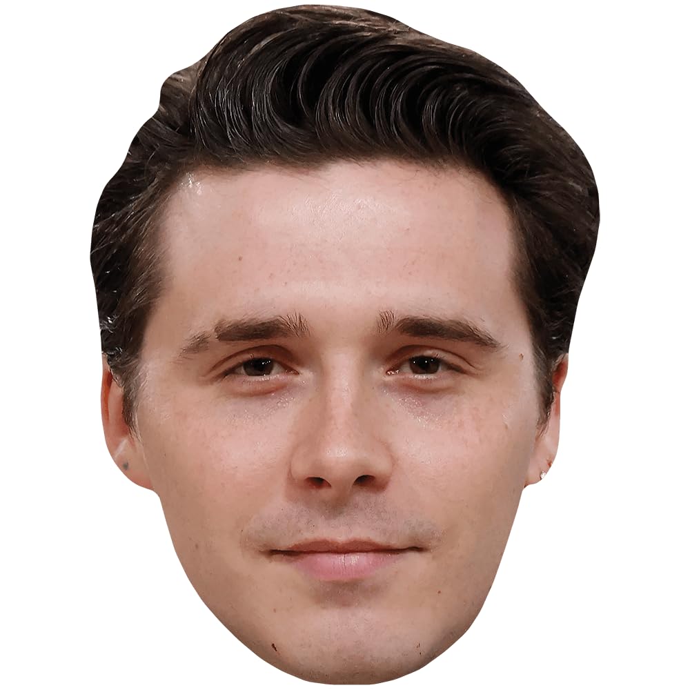 Brooklyn Beckham (Smile) Celebrity Mask, Flat Card Face, Fancy Dress Mask