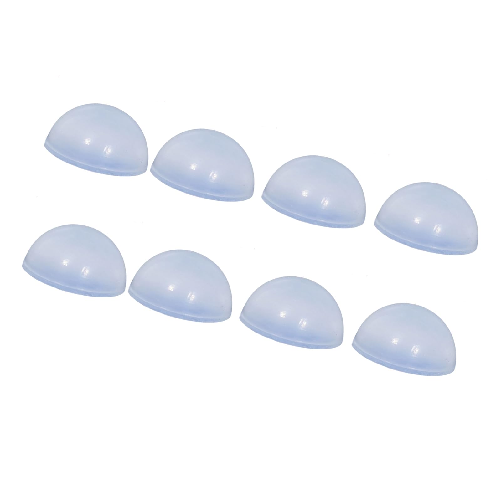 8Pcs / pack Soft Rubber Feet for Loudspeaker Music Player Laptop to Reduce Vibrate and Improve Sound Hemispherical Rubber Mattresses