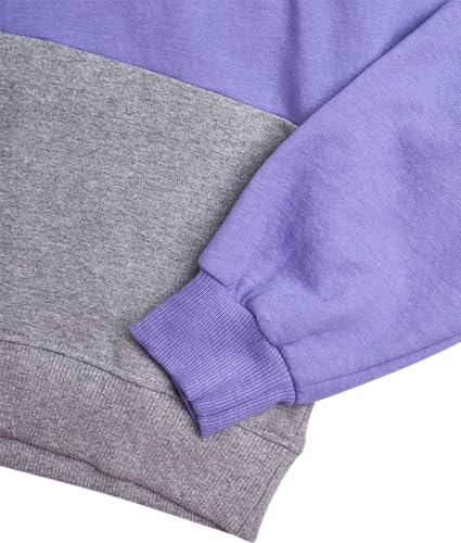 Image of DKNY Girls Sweatpants Set - 2 Piece Active Fleece Girls Sweatshirt and Jogger Youth Kids Sweatpants Matching Set (4-16)