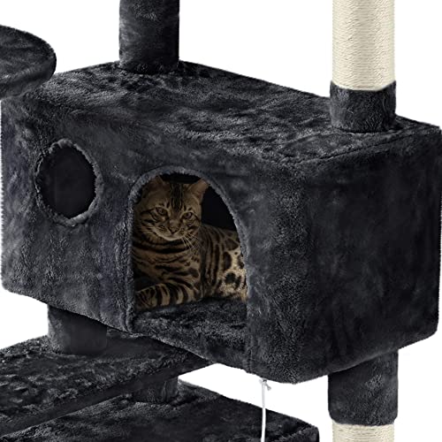 61in Cat Tree Cat Tower For Indoor Cats, Cat Furniture w