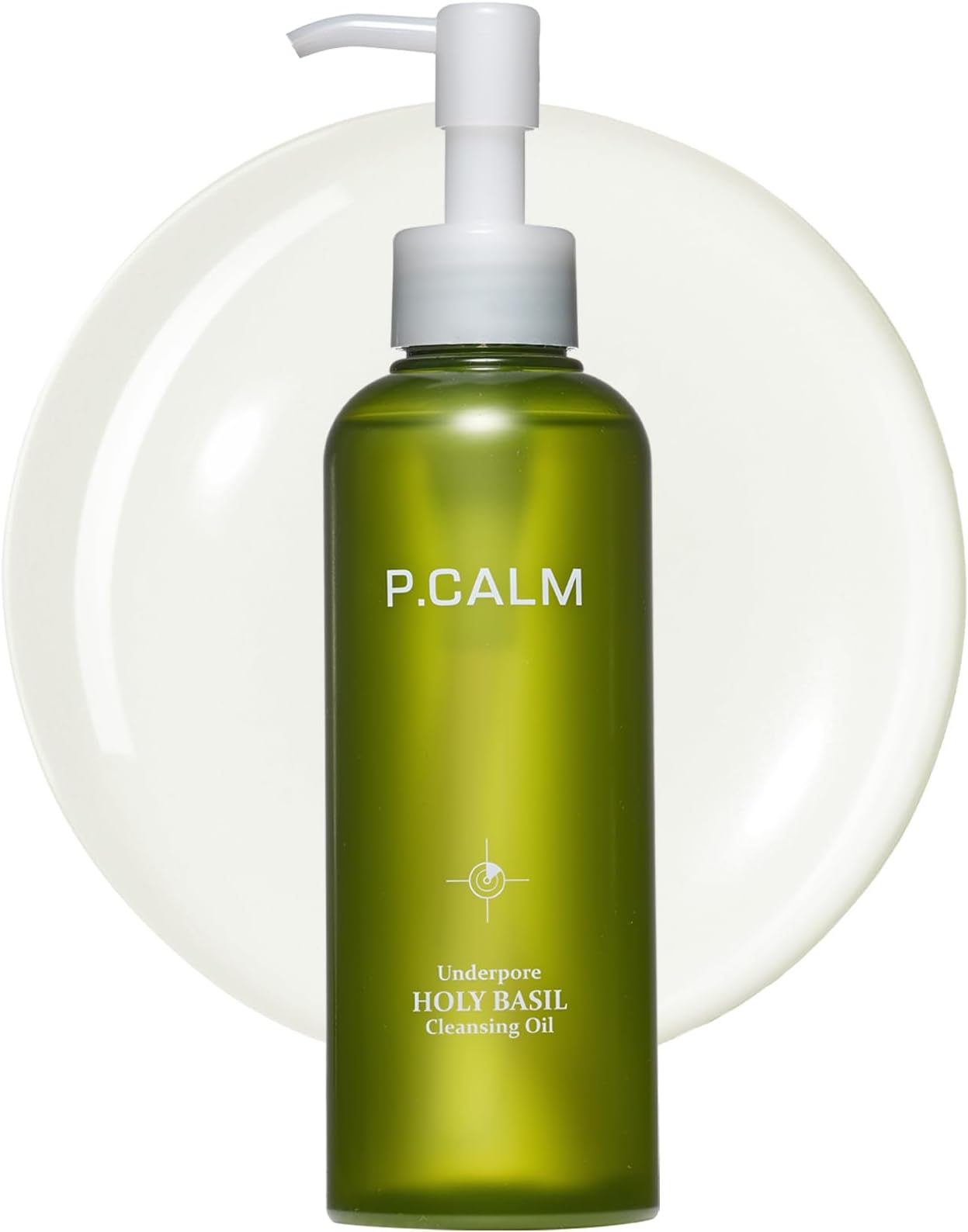 P.CALM UnderPore Holy Basil Cleansing Oil 190ml | Instant Blackhead Reducing Pore Control Cleansing Oil with Holy Basil Extract for Sensitive Skin | Korean Skincare