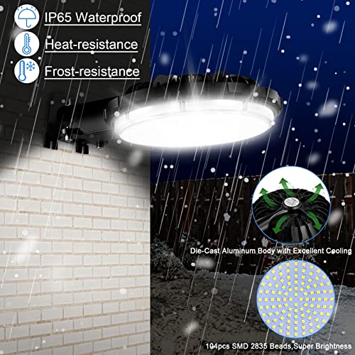 Papasbox Led Barn Light 100W, Dusk To Dawn Outdoor Lighting With Photocell,5000K 12000Lm Daylight,Ip65 Waterproof Security Area Lights For Yard,Garage,Street #TOP3