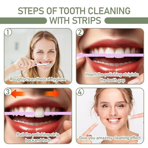 75 Pcs Zahn Schleifpapier Zahnschleifpapier Für Enge Zwischenräume Zahn Polierstreifen Zahnzwischenräume Drei Ausführungen Flecken Effektiv Verursacht Keine Abnutzung Oder Reizungen Tragbar Praktisch