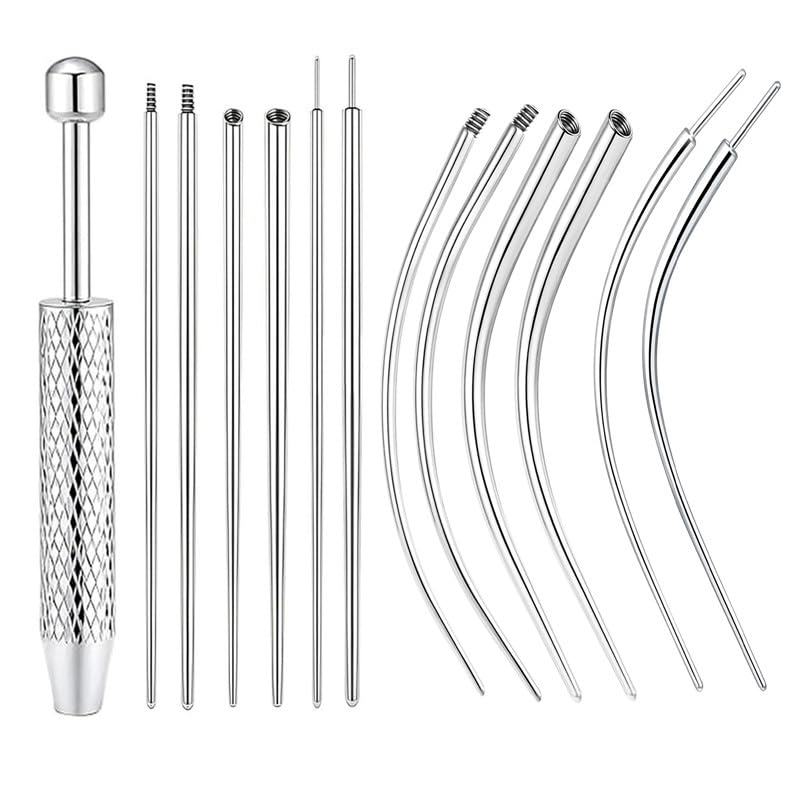 Piercing Ball Grabber Tool，14g 16g 18g 20gPiercing Taper，Surgical Steel Piercing Changing Tool for Stud Earring/Nose Stud/Eyebrow Stud