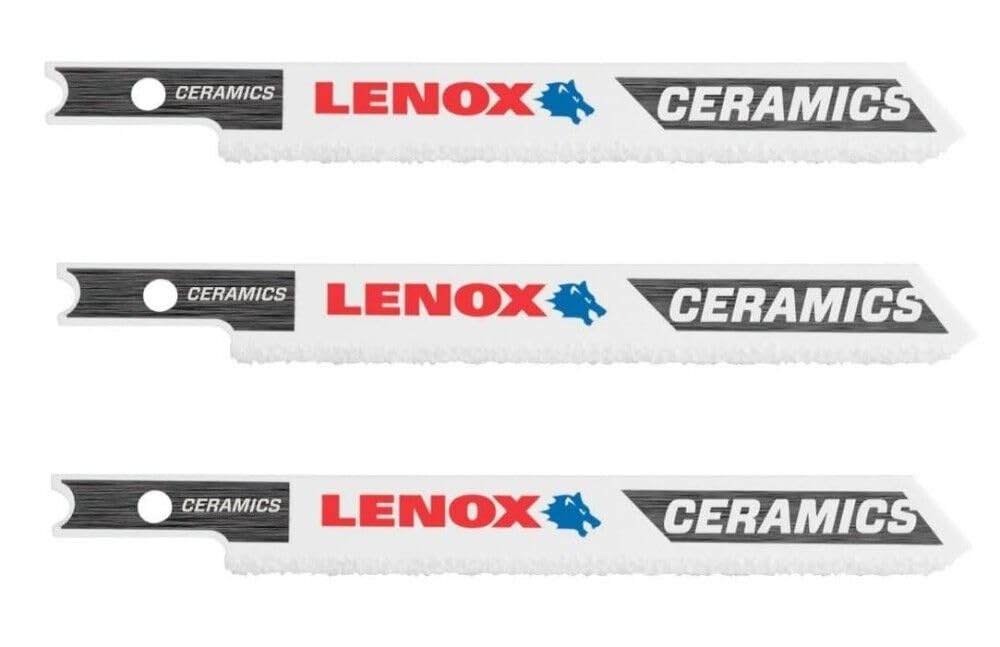 LENOX Tools 1991610 - Lama per seghetto alternativo, con codolo a U, in carburo, 8,8 x 9,5 cm, confezione da 3