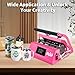 CoolSub Tumbler Heat Press Machine, Mug Press Machine for 20oz 30oz, Sublimation Blank Skinny Tumbler Glass Jar Can 11-16oz Mugs, Heat Transfer Print for Sublimation Tumblers, Cups, Mugs Hot Pink