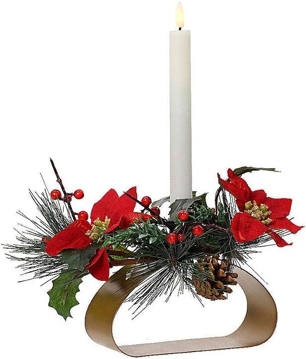 Candle Holder 24 cm LED Christmas Star Candle
