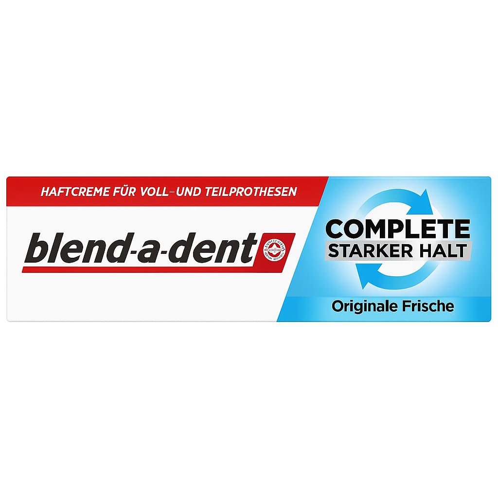 Blend-a-dent Complete Crema adhesiva para dentaduras postizas, 47 g