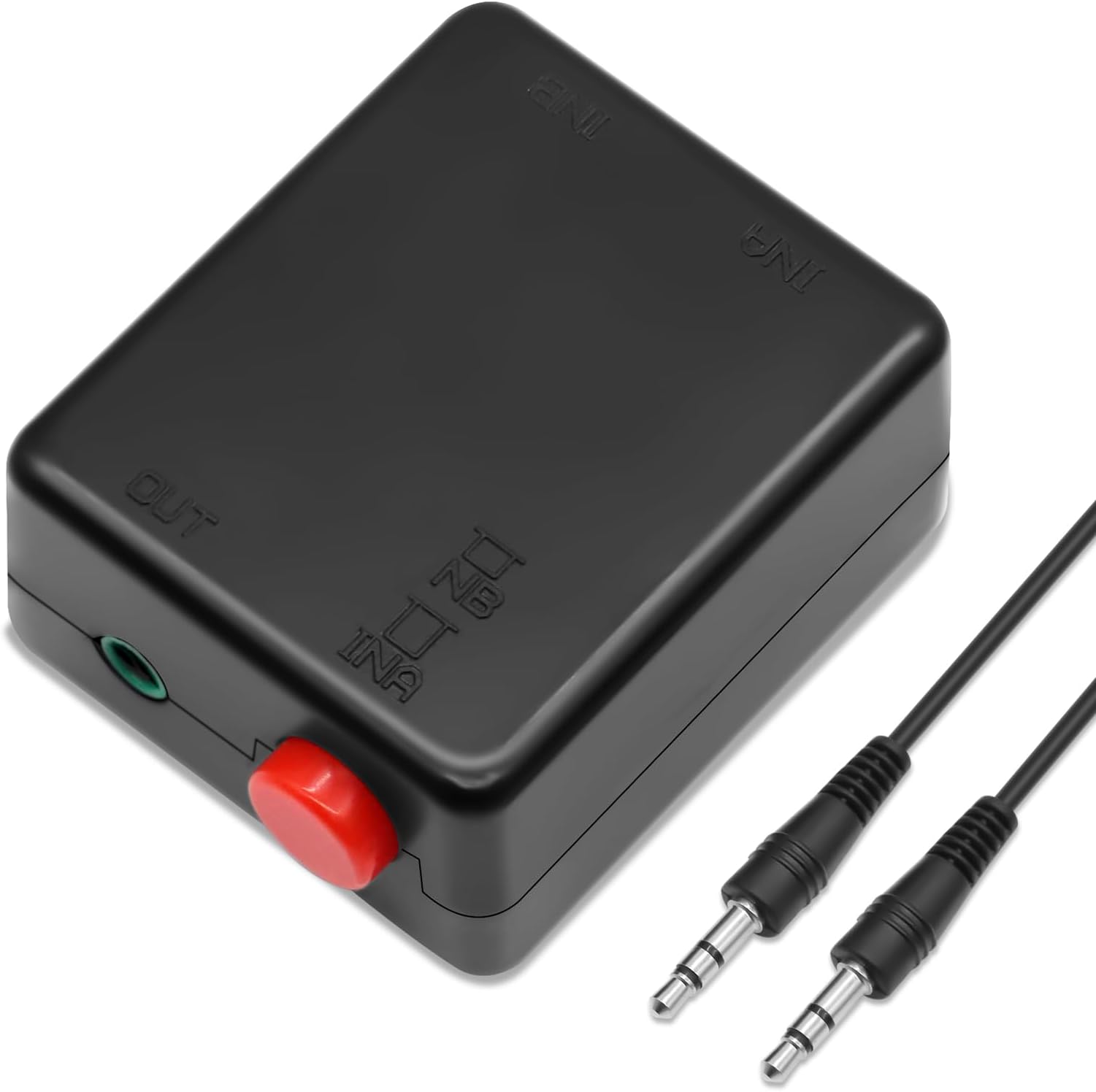 ARCELI Audio Splitter 3.5 mm Audio Switch 1 in 2 Out Aux Splitter, Audio Selector Switch Sound Splitter for Speakers, Headphones and PCs